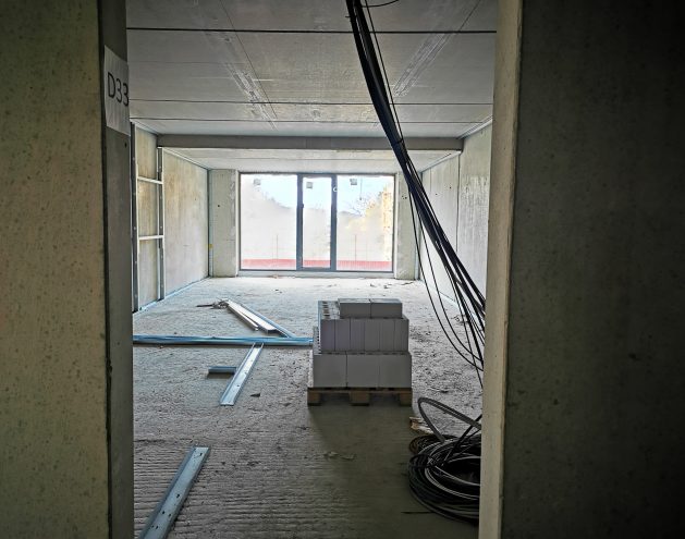 Kabelsalat auf der Baustelle