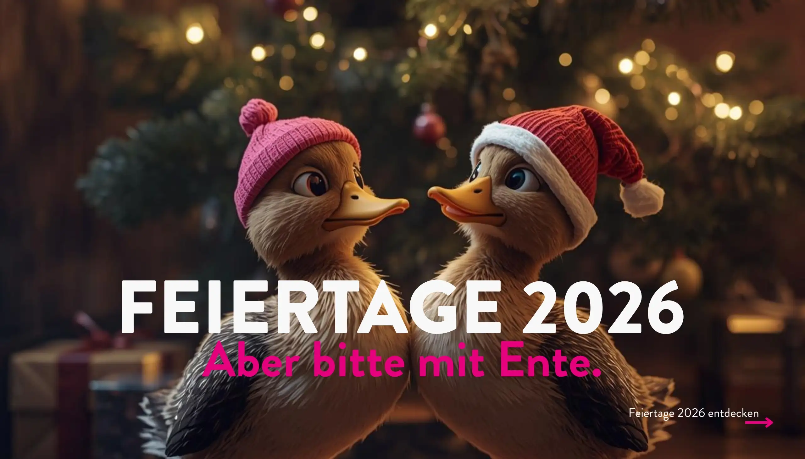 Feiertage in der Wilden Ente